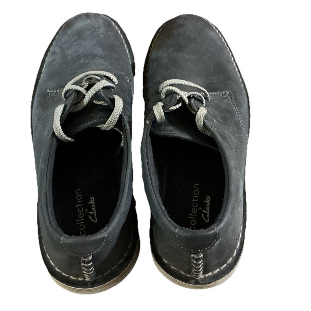 Collection By Clark's  Men's Forge Vibe Oxford Shoes Navy Leather SIZE 7 M